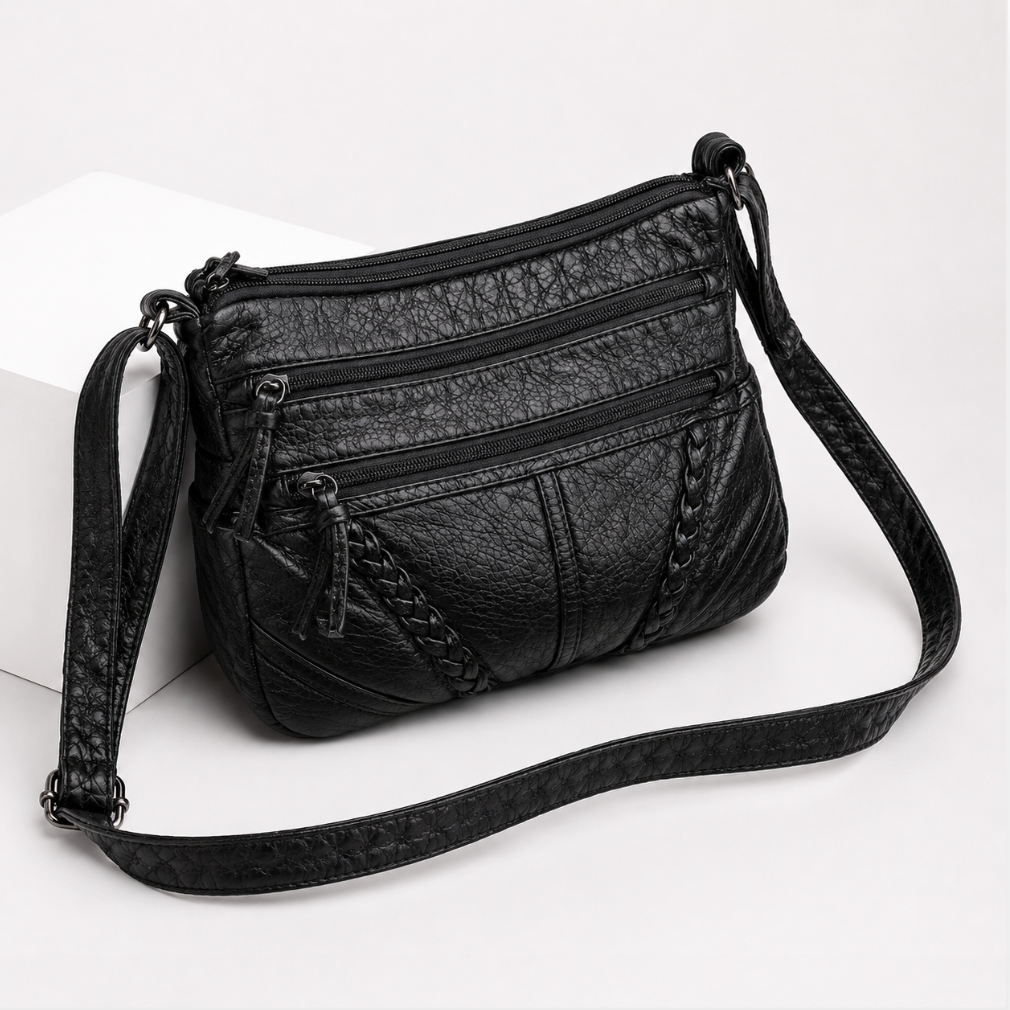 Women’s Crossbody Bag | With Front Zipper Pockets
