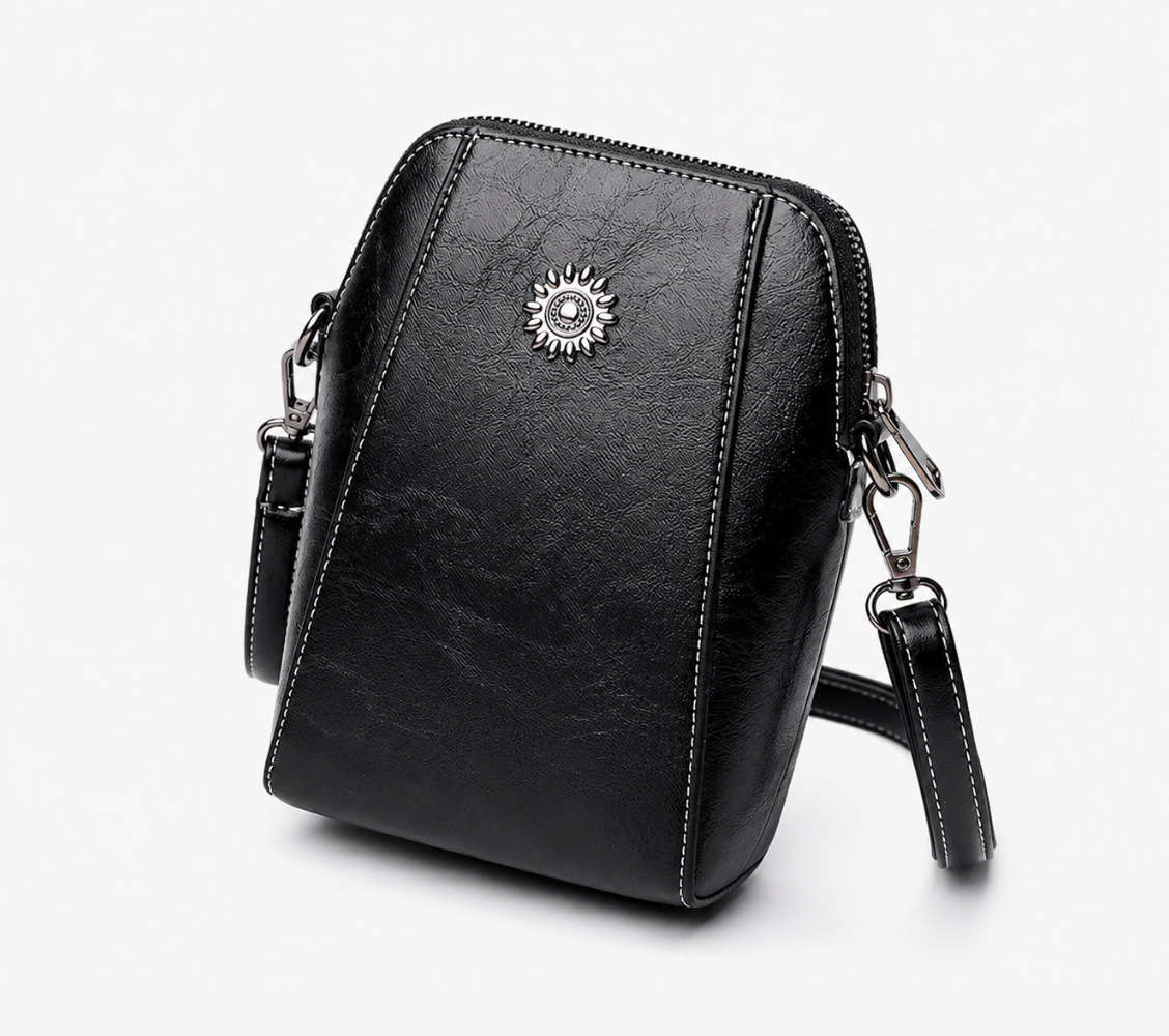 Women's Crossbody Handbag | With Top Zipper