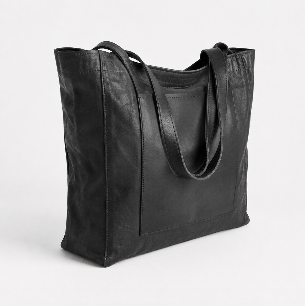 Women's Tote Bag | With Front Pocket And Shoulder Straps