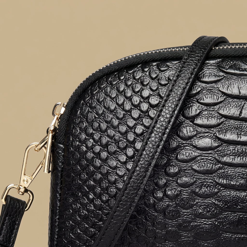 Crossbody Bag Croc Leather Women Handbag