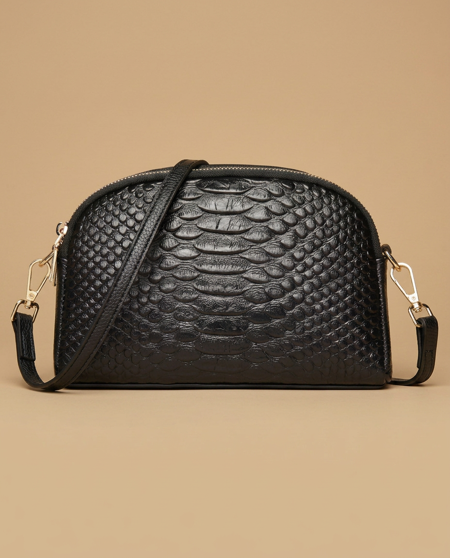 Crossbody Bag Croc Leather Women Handbag
