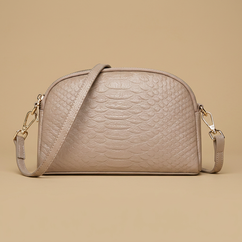 Crossbody Bag Croc Leather Women Handbag